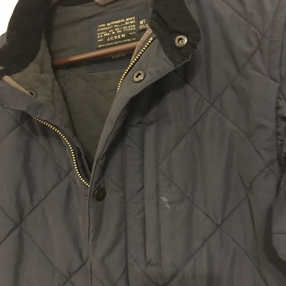J.crew Men’s quilted blue Sussex jacket - Picture 8 of 8